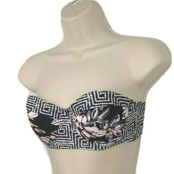 Altard State Swim Bikini Top Bandeau Small Black - Picture 4 of 10